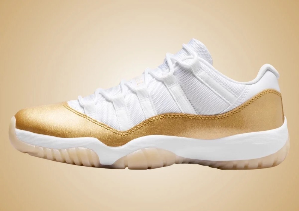 Air Jordan 11 Low Mother's Day White Metallic Gold — 35 / 36 / 37 / 37.5 / 38 / 39 / 39.5, Novo