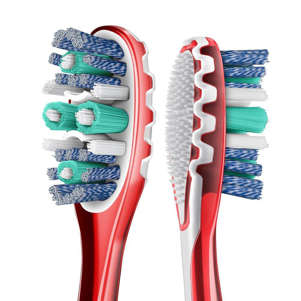 Foto 4 de Escova de Dentes Colgate 360° Luminous White Advanced 2un