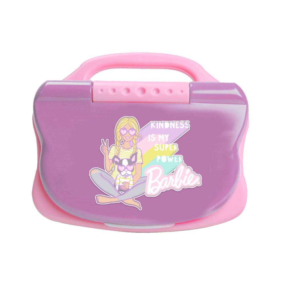 Foto 4 de Laptop Infantil Educativo Candide Barbie Charm Tech Bilíngue