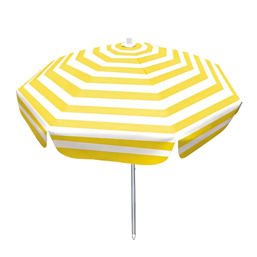 GUARDA-SOL PVC/ALUM BRANCO/AMARELO BOTAFOGO