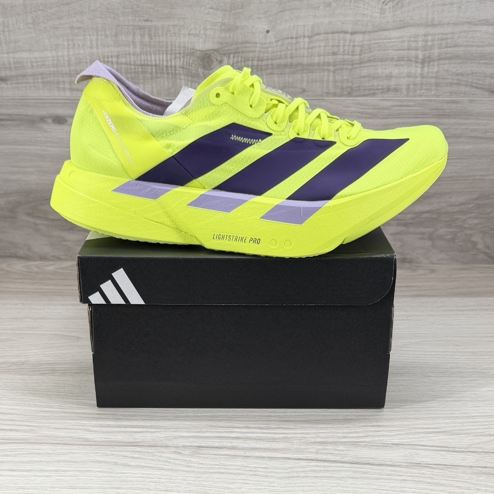 adidas Adizero Adios Pro 4 Green Aurora Plum Powder Plum — 38 / 39 / 39.5 / 40 / 40.5 / 41 / 42 / 42.5 / 43 / 43.5 / 44, Novo