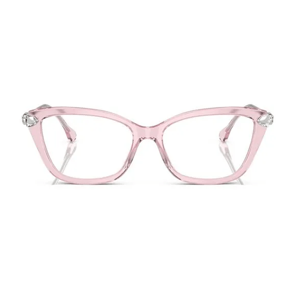 Armação para Óculos de Grau Feminina Swarovski SK2011 Rosa transparente