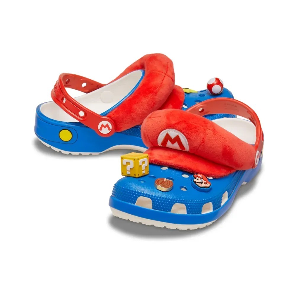 Super Mario x Crocs Classic Clog Mario Blue — 36, Novo