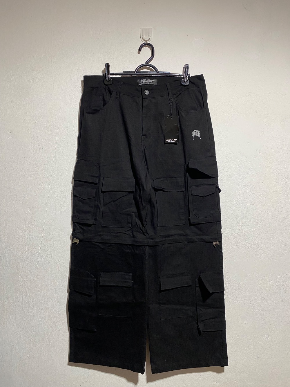 Calça Sufgang Cargo 4SUF Utility Vira Shorts Black — 46, Novo