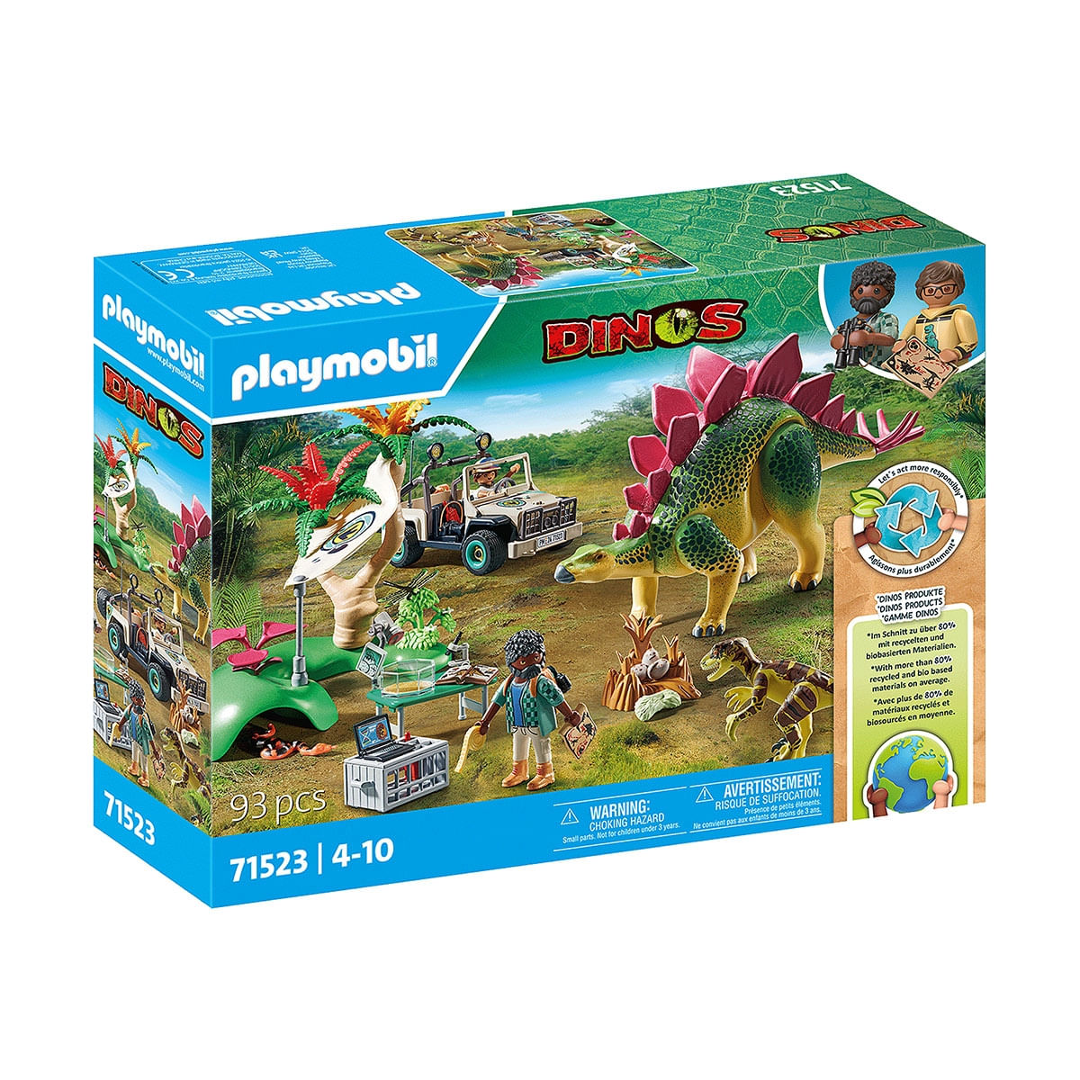 Acampamento de Pesquisa - Playmobil Dinos 71523