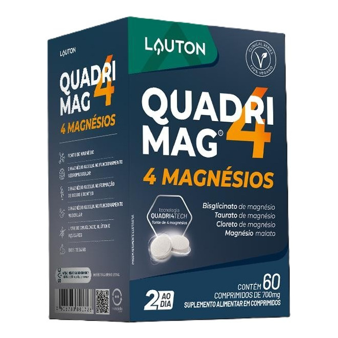 Quadrimag 4 Magnésios 60 Comprimidos