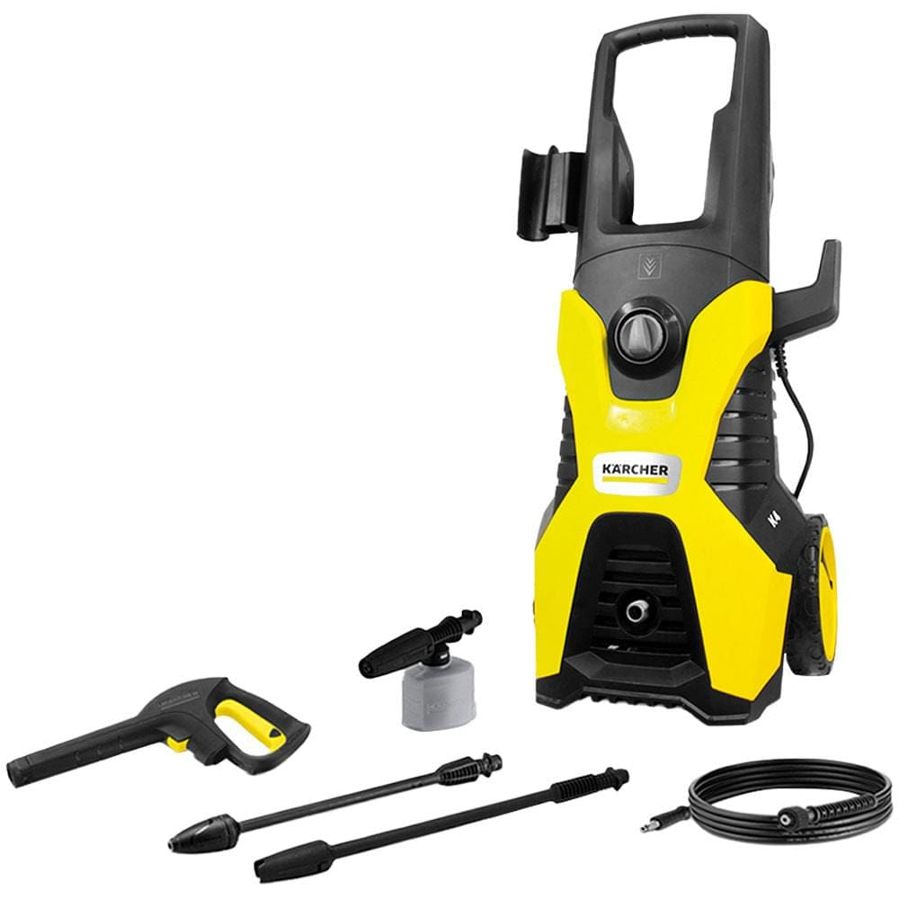 Lavadora de Alta Pressão Karcher K4 1885psi 1700W com Pistola e Mangueira de 6 Metros - Preta/Amarela Amarelo / 110