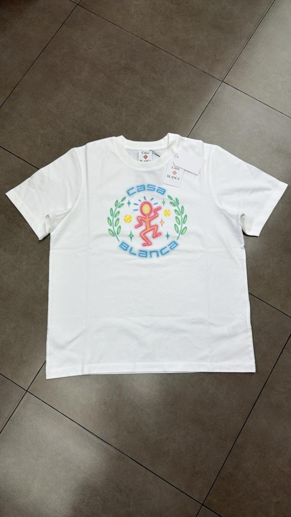 Camiseta Casablanca Dance Joy Classic Bright White — G, Novo