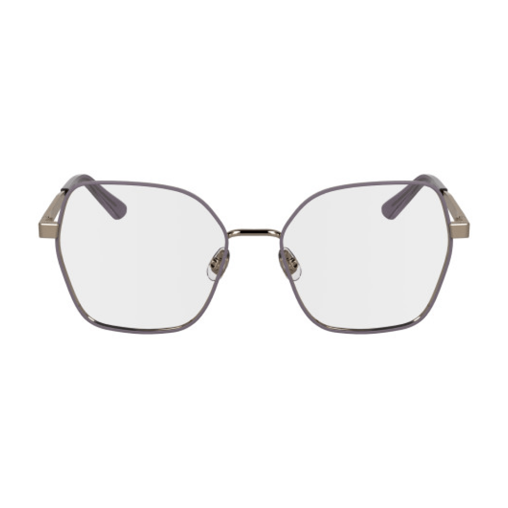 Armação para Óculos de Grau Feminino Calvin Klein CK24112 Dourado Rosé e Lavanda