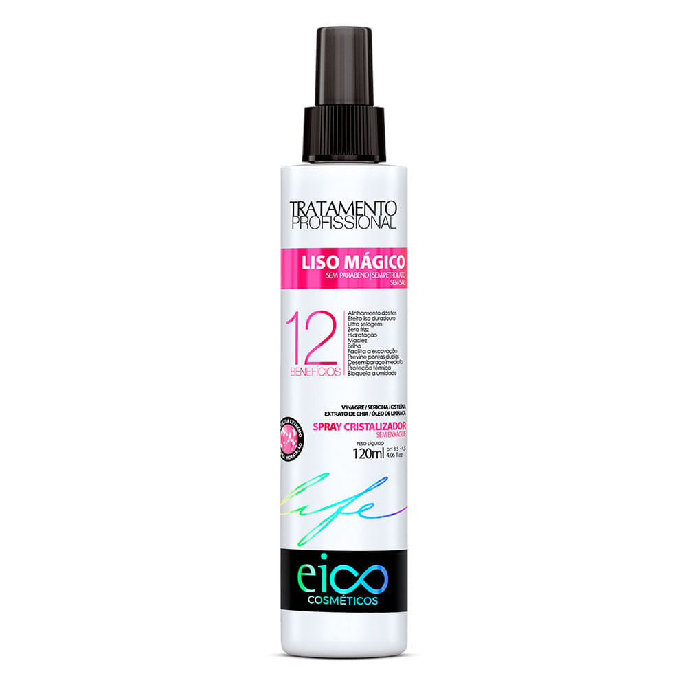 Eico Spray Eico Life Liso Mágico - Finalizador — 120ml