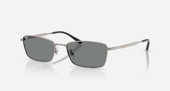 Ray-Ban Óculos De Sol Rb8069d Titanium - Quadro Chumbo Lente Cinza 55-18