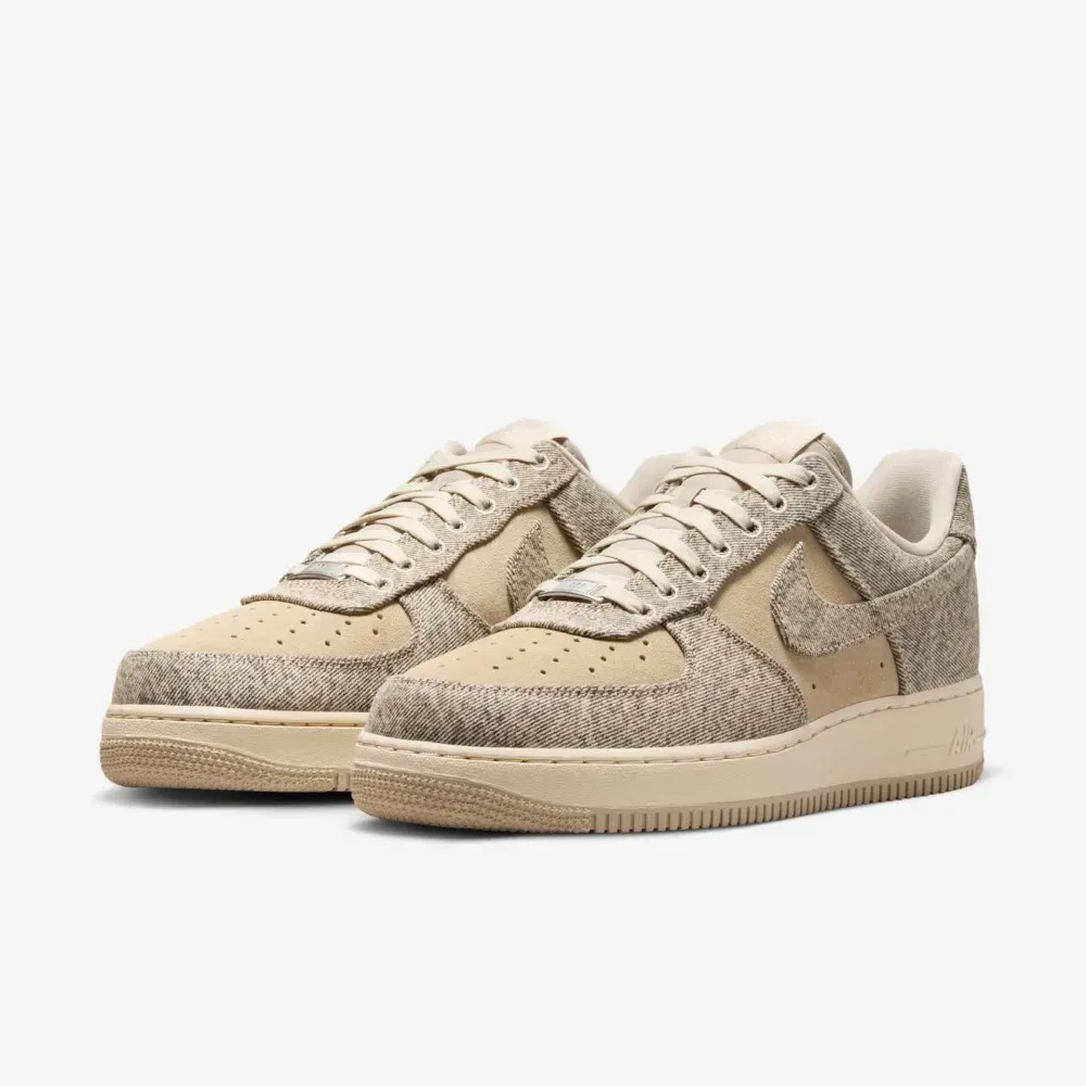 Nike Air Force 1 Low '07 LV8 Denim Desert Khaki — 38, Novo