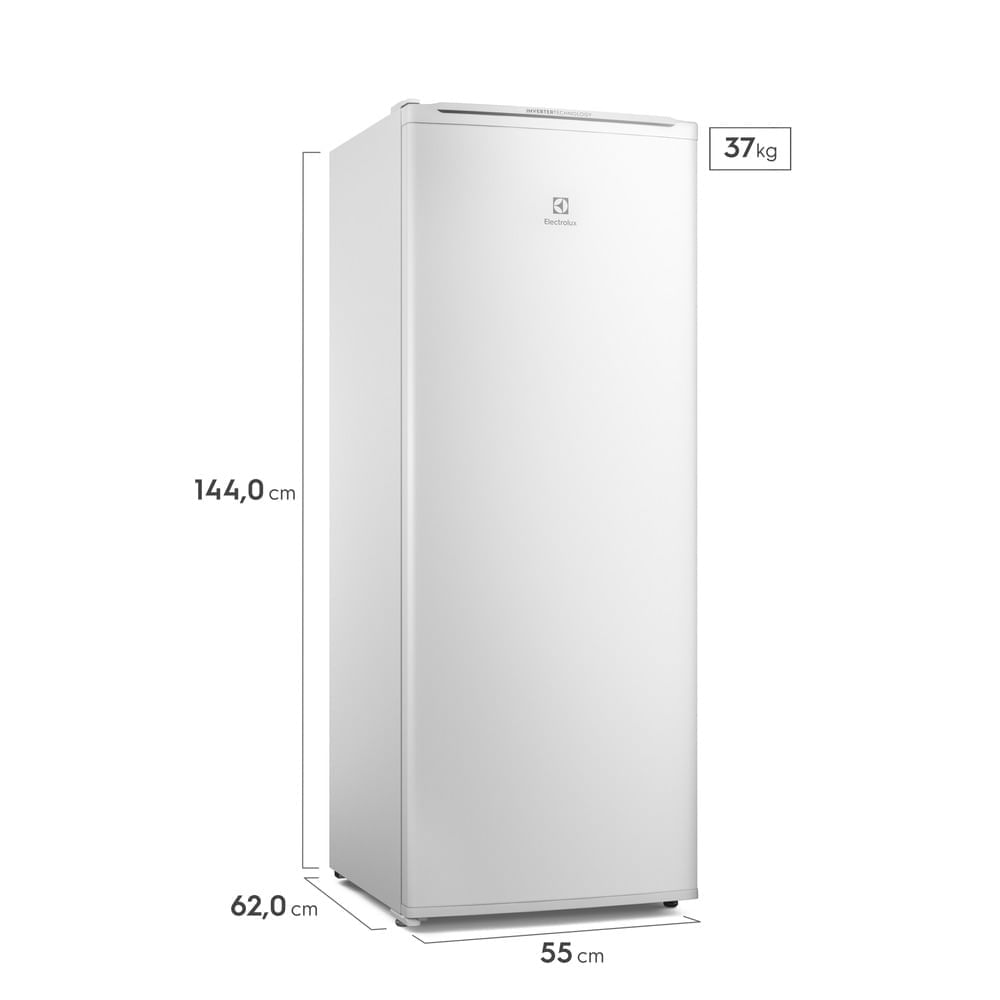 Foto 2 de Freezer Vertical Electrolux Efficient 212L SmartBivolt Inverter (FEI23T) Bivolt