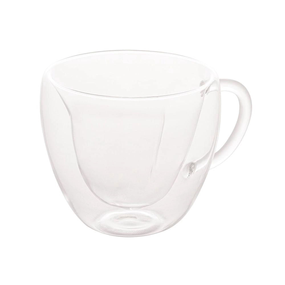 Caneca De Parede Dupla Coração 2 Peças 280Ml - Dolce Home