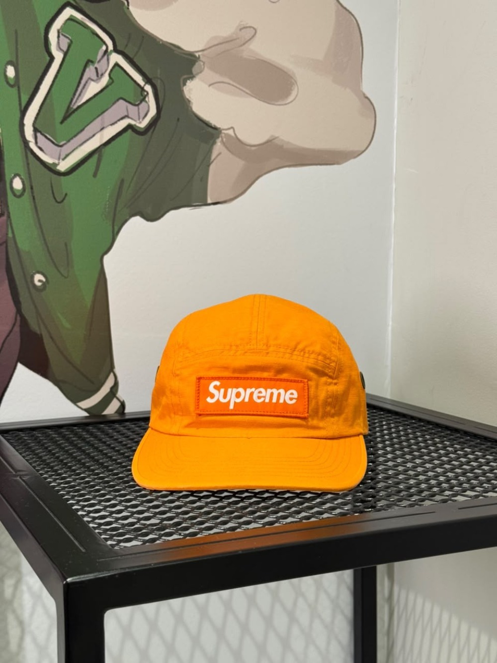 Boné Supreme Military Camp Orange — Único, Novo