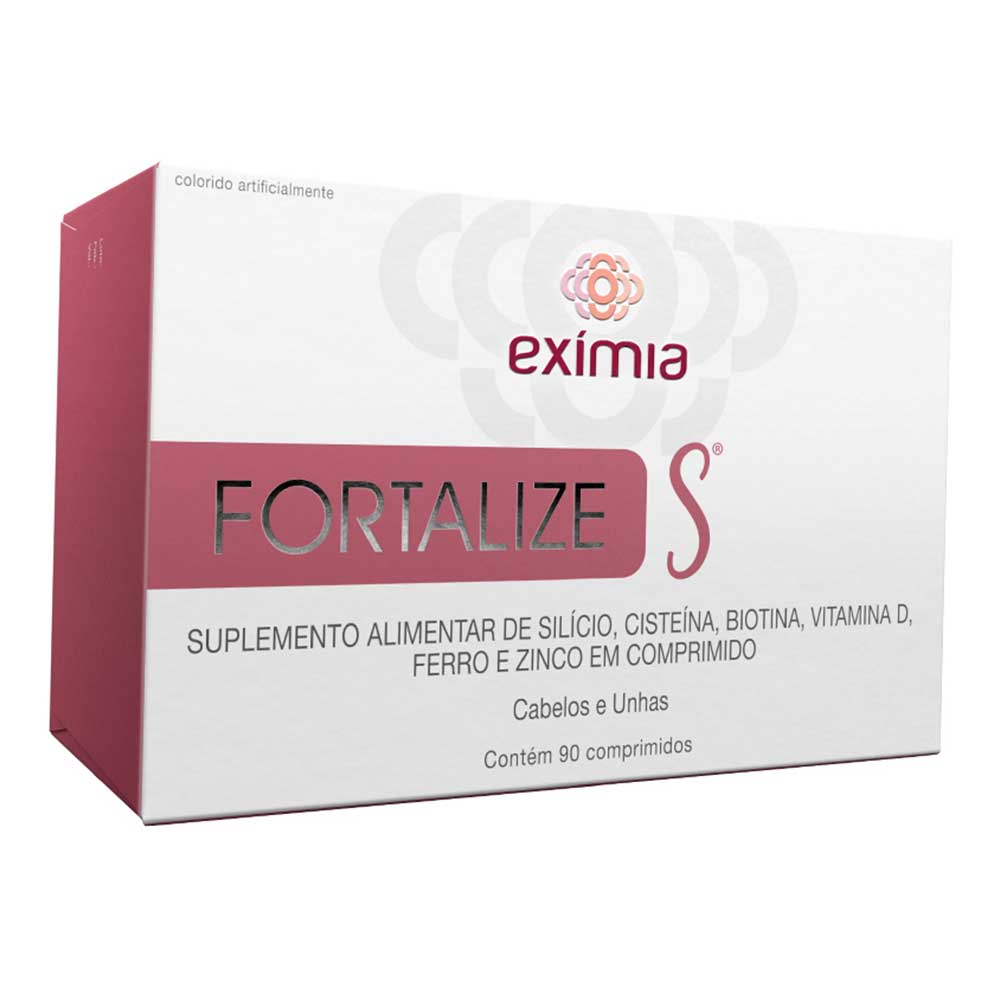 Suplemento Alimentar para Cabelos e Unhas Eximia Fortalize S — 90Un