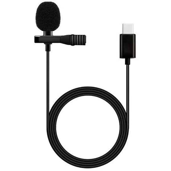 Microfone de Lapela USB-C, cabo de 1,5m, 9268, Md9 - CX 1 UN