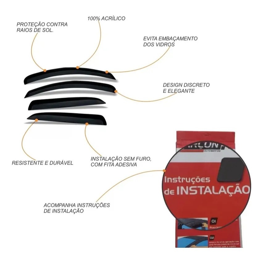 Foto 2 de Super Calha de Chuva HB20 HATCH e HB20X 2013 a 2019 4Portas