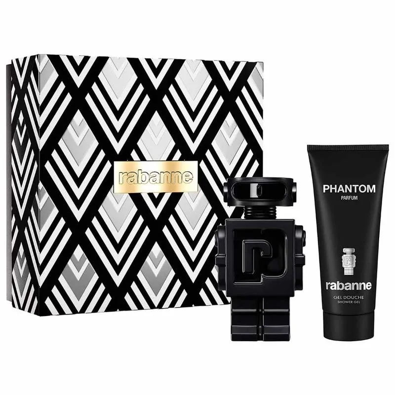 Kit Phantom Parfum Rabanne Masculino 100Ml + Shower Gel 100Ml