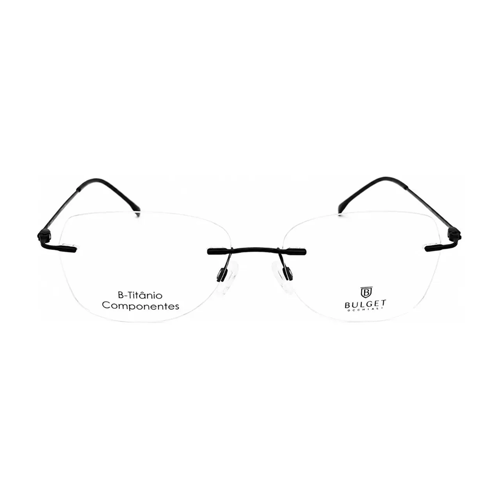 Armação para Óculos de Grau Masculino Bulget BG2193MT Preto Fosco