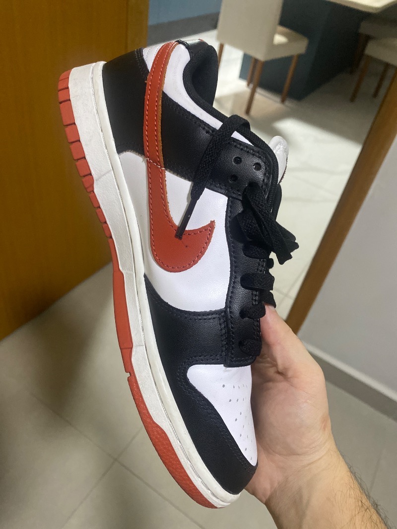 Foto 3 de Nike Dunk Low White Dragon Red Black — 40, Usado