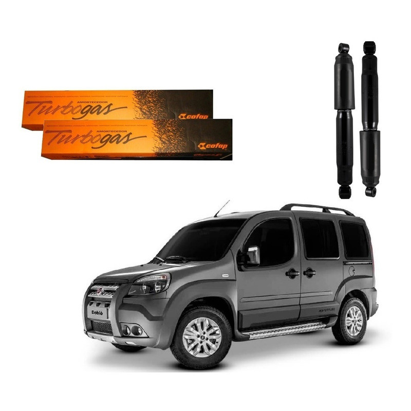 Par Amortecedor Traseiro Doblo Adventure 1.8 2011 A 2020