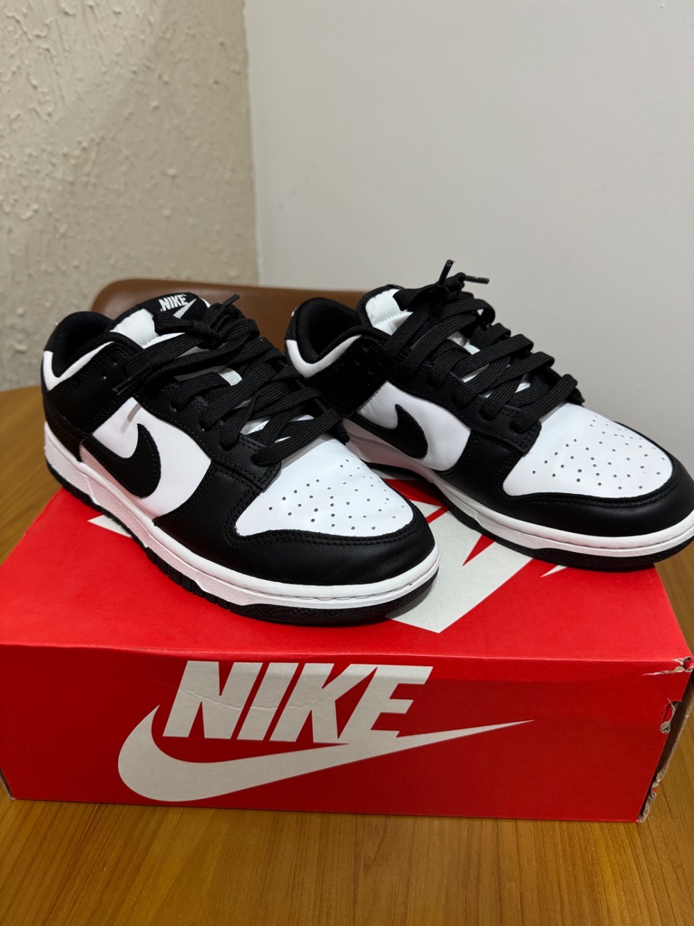 Nike Dunk Low Retro Black White — 39, Novo