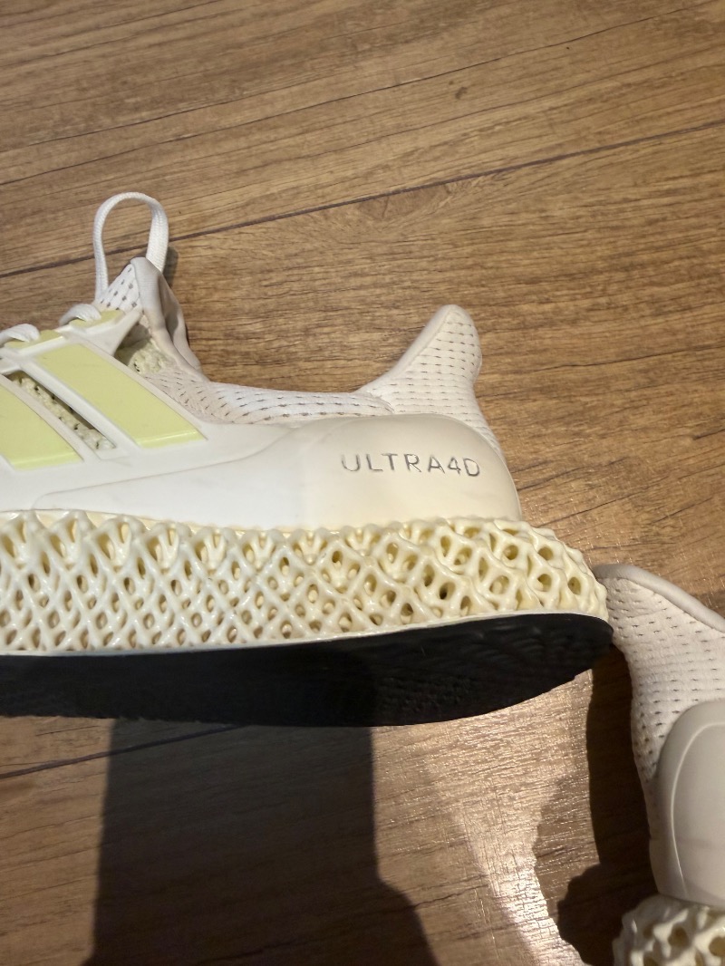 Foto 5 de adidas Ultra 4D Core White Almost Lime Silver Metallic — 44, Usado