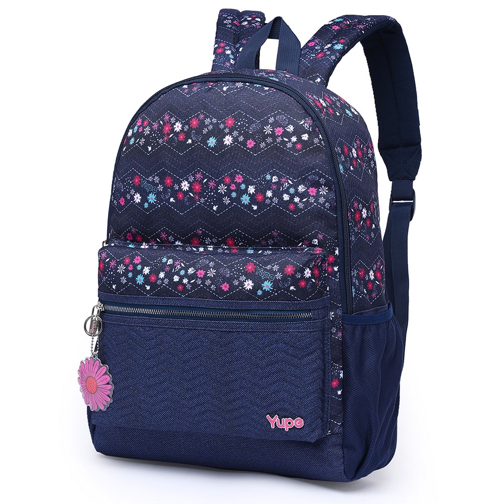 Mochila Bolsa Escolar Estilosa Feminina Notebook Juvenil Yupe