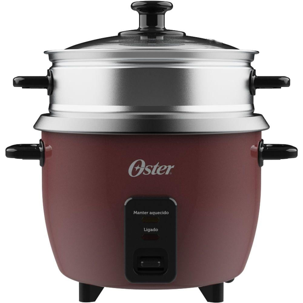 Panela Elétrica De Arroz 1L Oster Bordô 220V