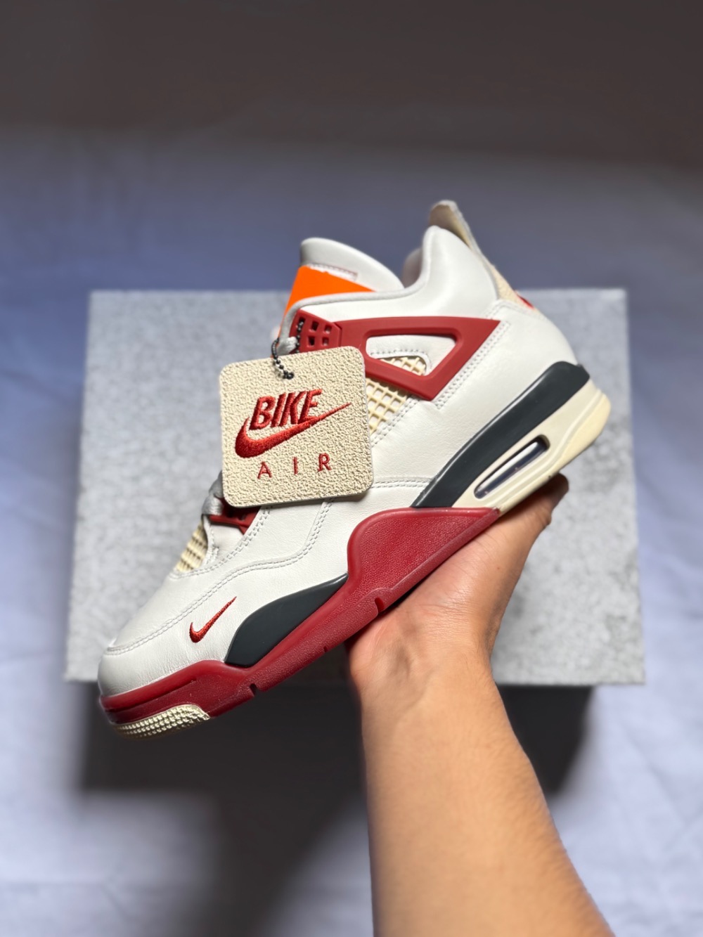 Nigel Sylvester x Air Jordan 4 Brick After Brick — 41, Novo