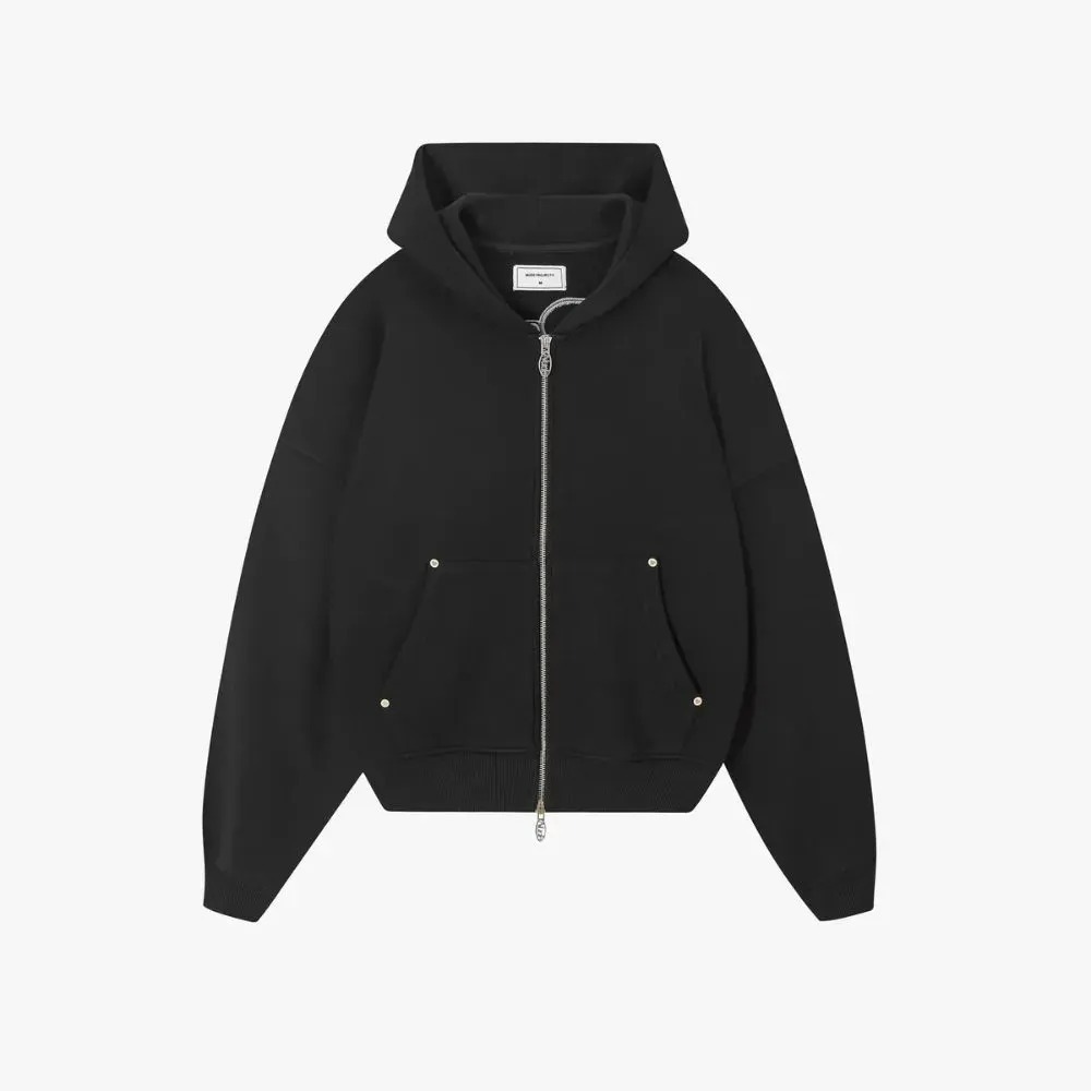 Moletom Nude Project Beast Zip-up Black — PP / P / 2XG, Novo