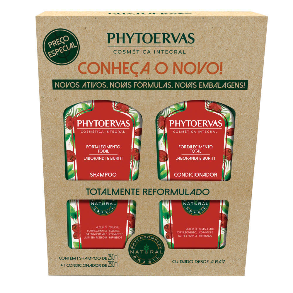 Phytoervas Fortalecimento Total Kit – Shampoo + Condicionador — Kit