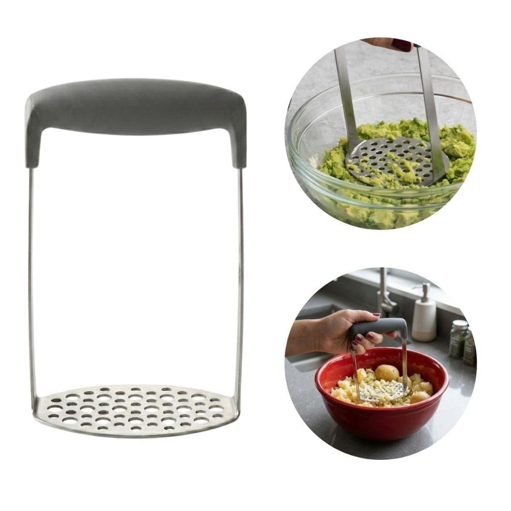 Amassador Batatas Cozinha Purê Abacate Inox Baker's Secret