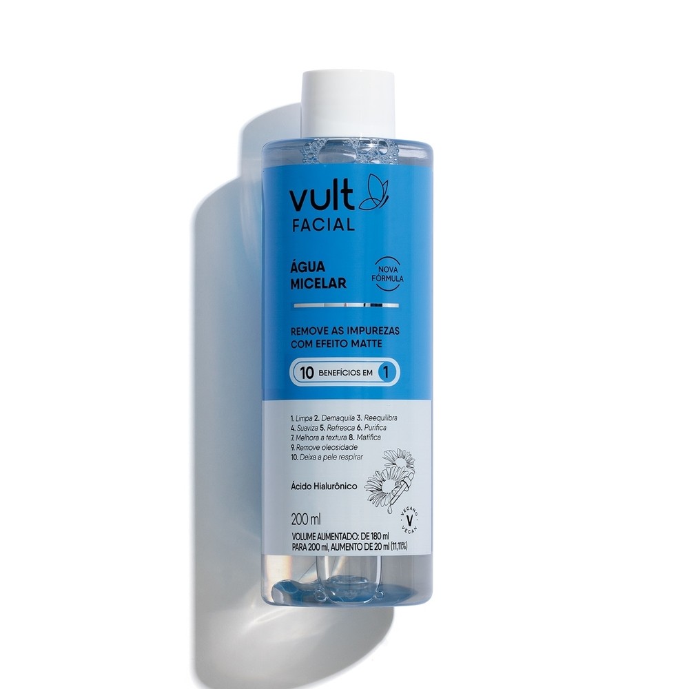 Água Micelar Facial 200ml
