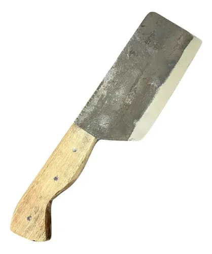 Cutelo Artesanal De Arado Com Cabo De Madeira - 26,5cm