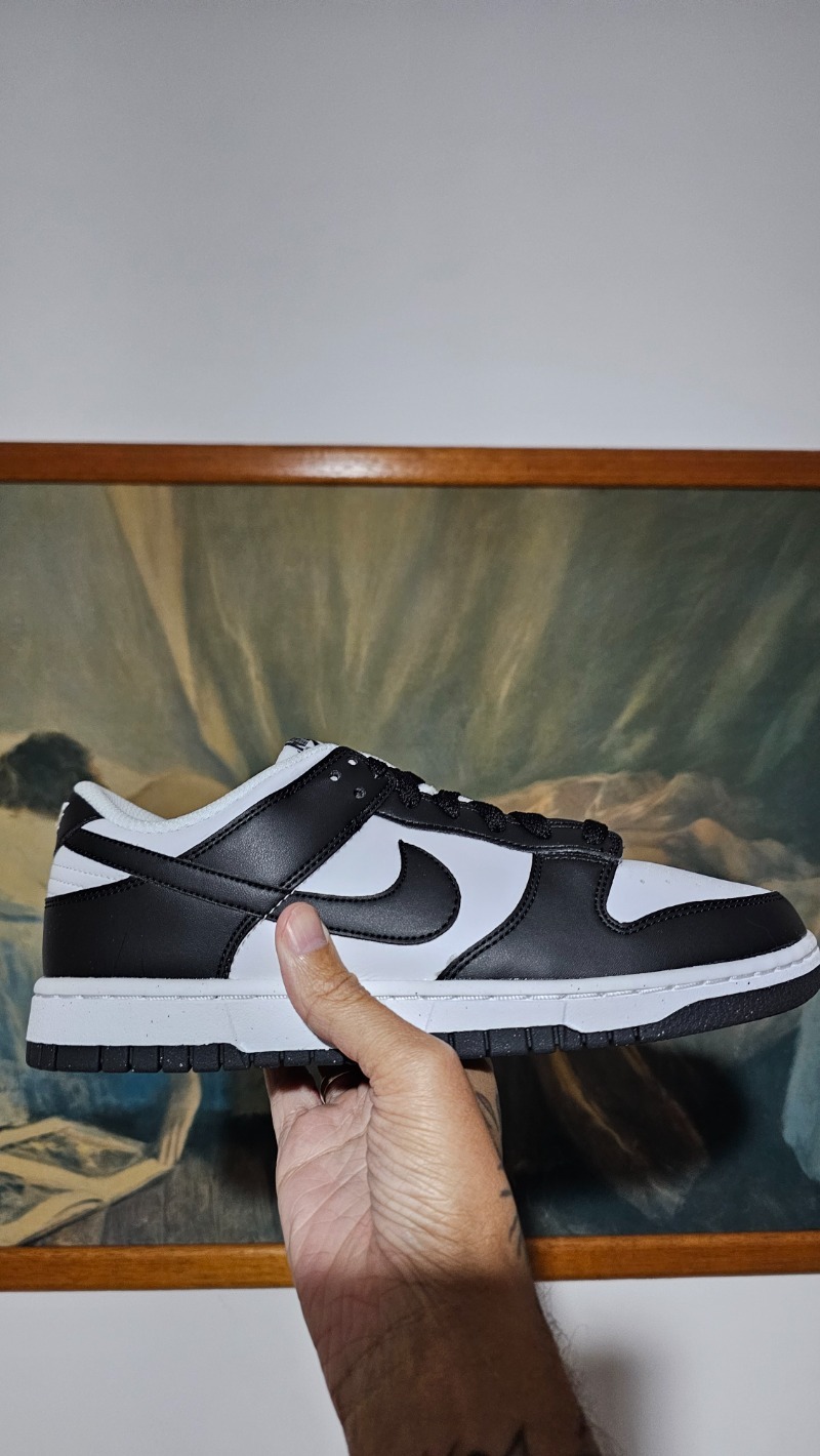 Foto 3 de Nike Dunk Low Next Nature Black White — 39, Novo