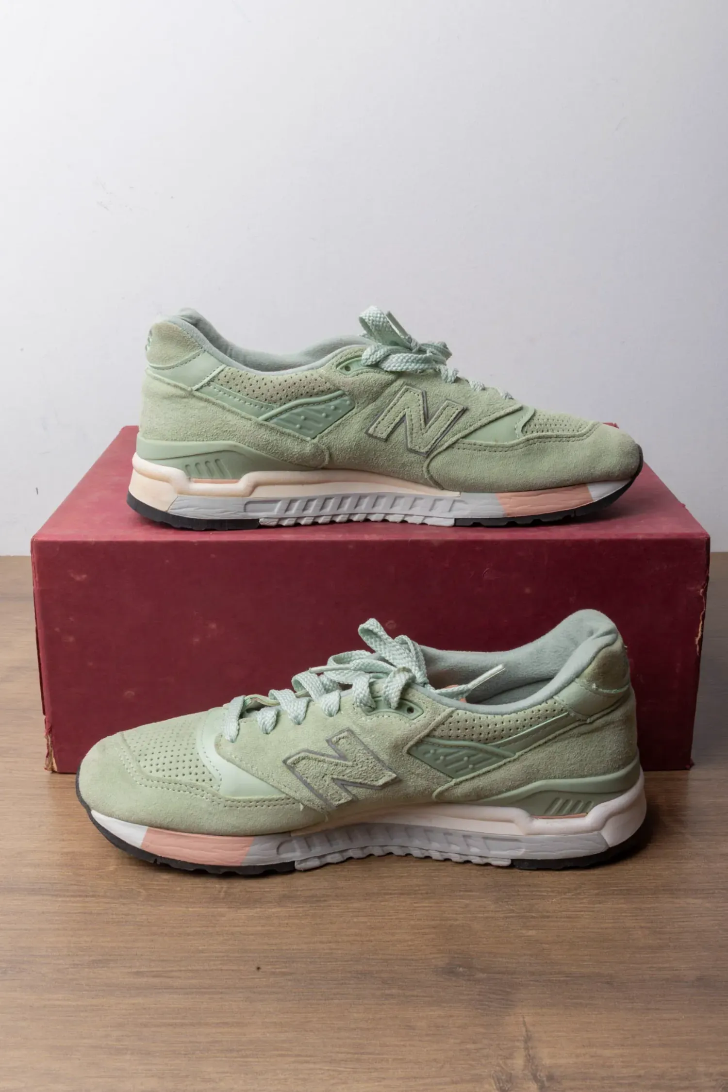 Foto 3 de Concepts x New Balance 998 Tannery Mint — 40, Usado