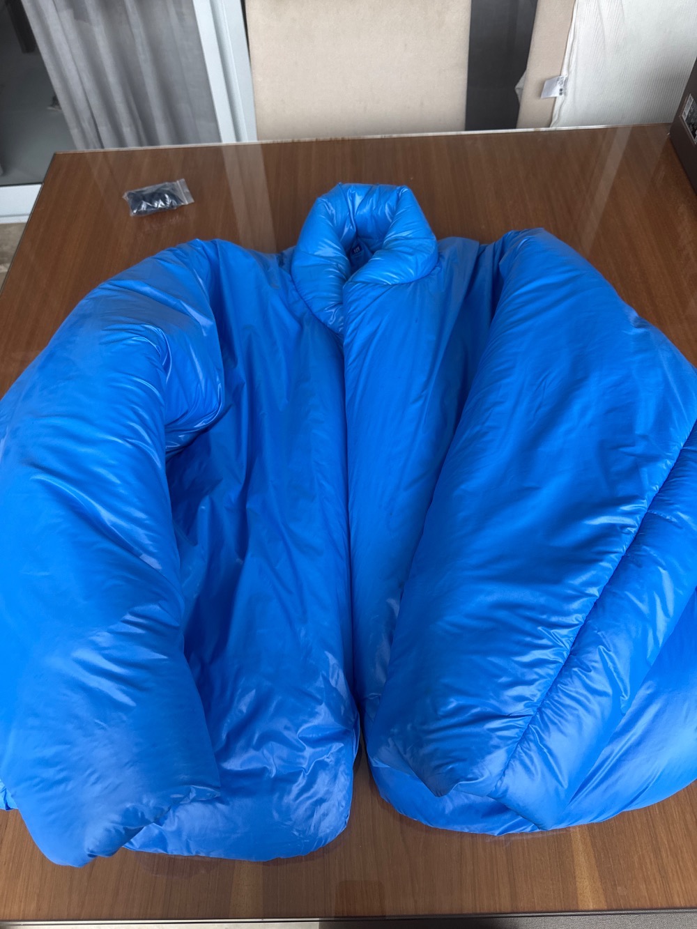 Yeezy x GAP Jaqueta Round Blue — M, Usado