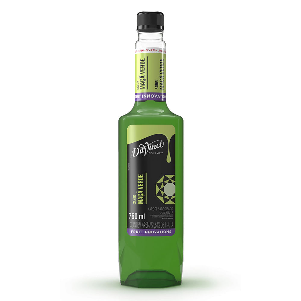 Xarope DaVinci Maçã Verde 750 ml Xarope DaVinci | Maçã Verde – 750ml