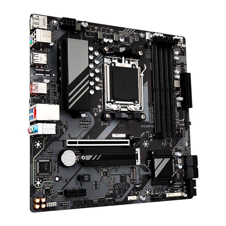 Foto 3 de Placa Mae Gigabyte B650M K, DDR5, Socket AM5, Chipset AMD B650, B650M-K