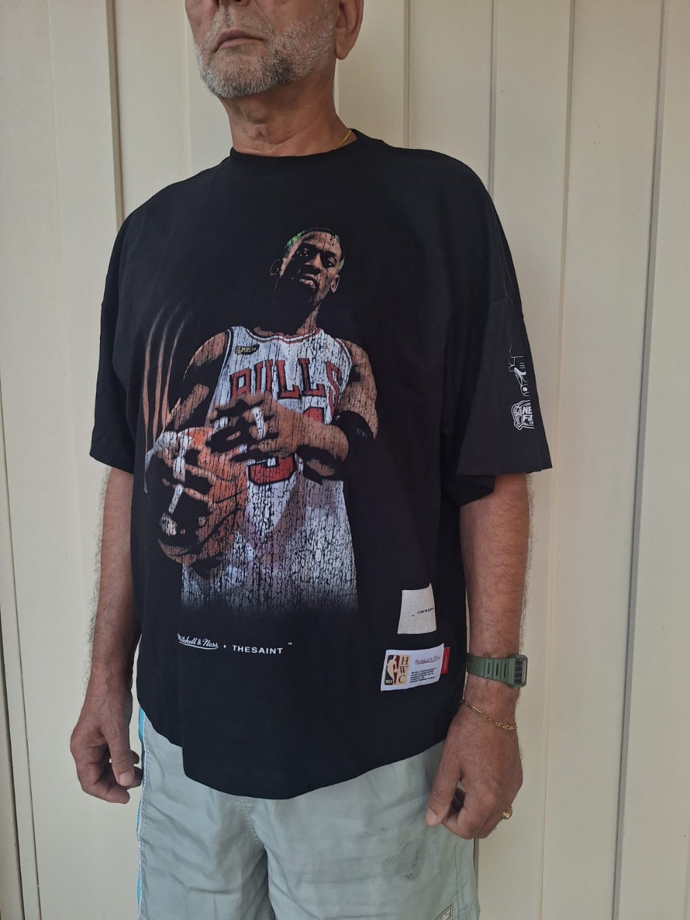 Camiseta THE SAINT Wide Boxy Dennis Rodman — G, Novo