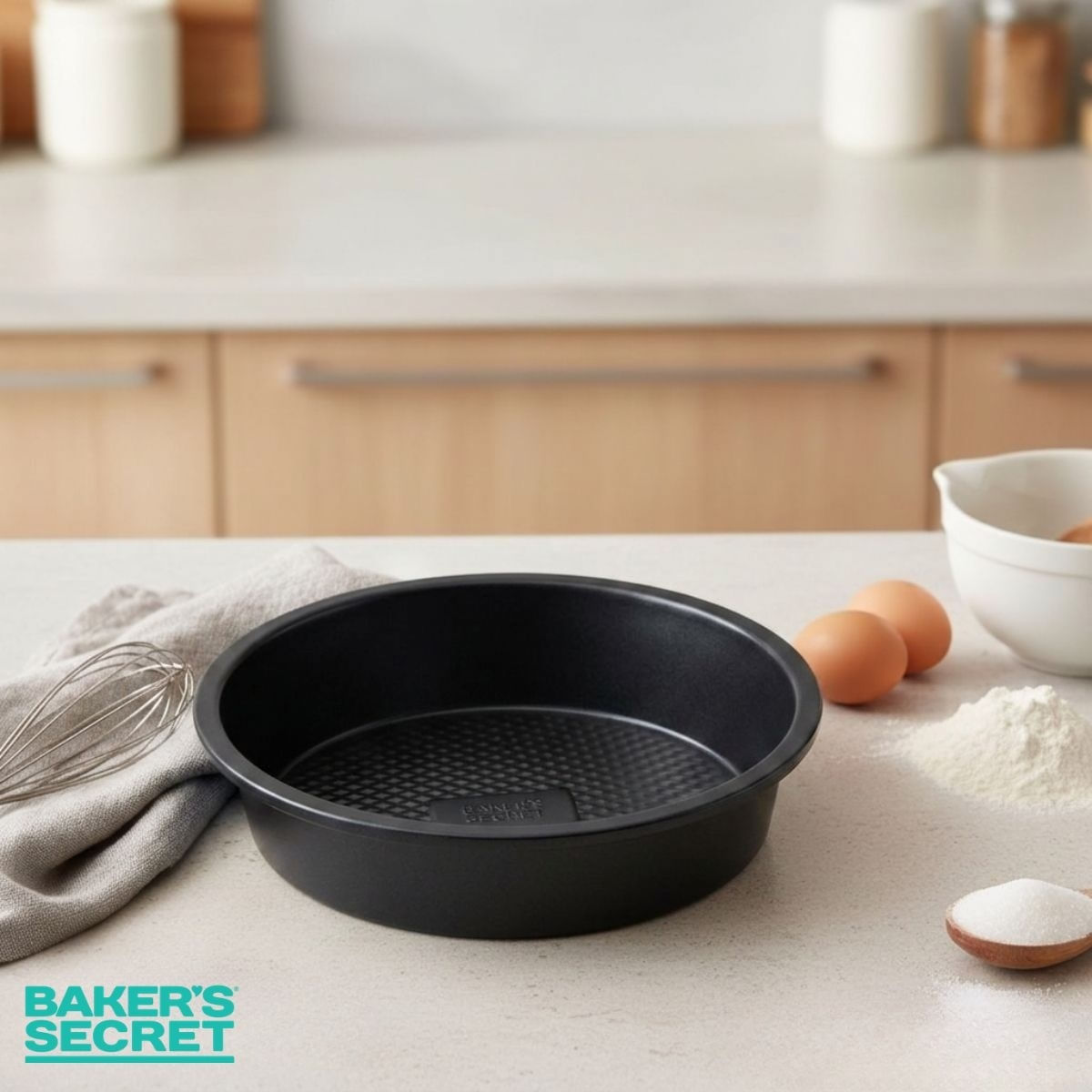 Forma Redonda Bolo Carne Antiaderente 25cm Baker's Secret