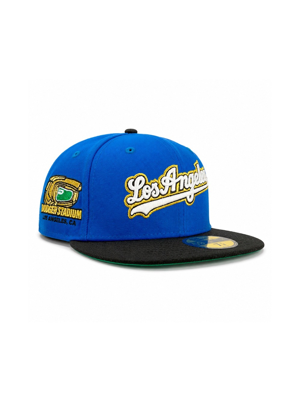 Boné New Era 59Fifty Los Angeles Dodgers MLB Black Blue — 7-1/8, Novo