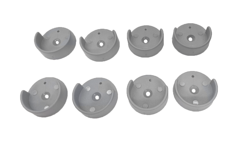 SUPORTE CABIDEIRO TIPO MEIA CANA S/ ESPIGA BRANCO CT02PC