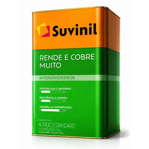 [SParcelado] Tinta Rende & Cobre Muito Cores Básicas18L Suvinil