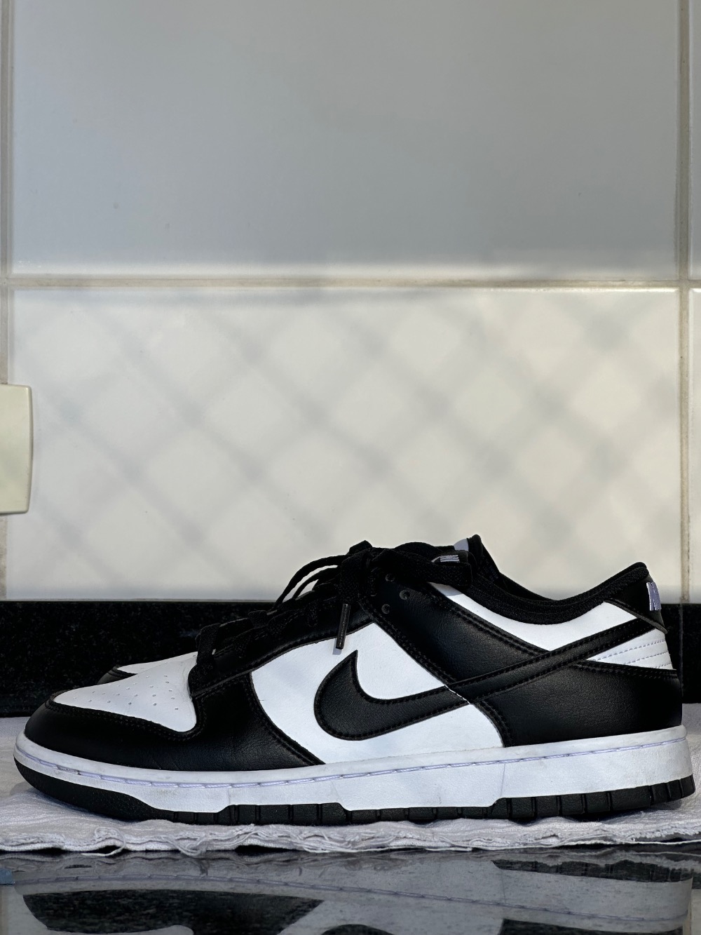 Nike Dunk Low Retro Black White — 41, Usado