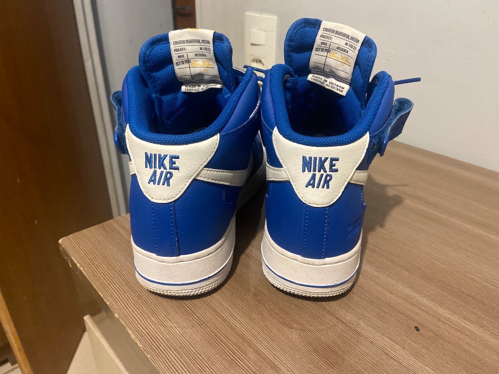 Nike Air Force 1 Mid '07 LV8 40th Anniversary Blue Jay — 40, Usado