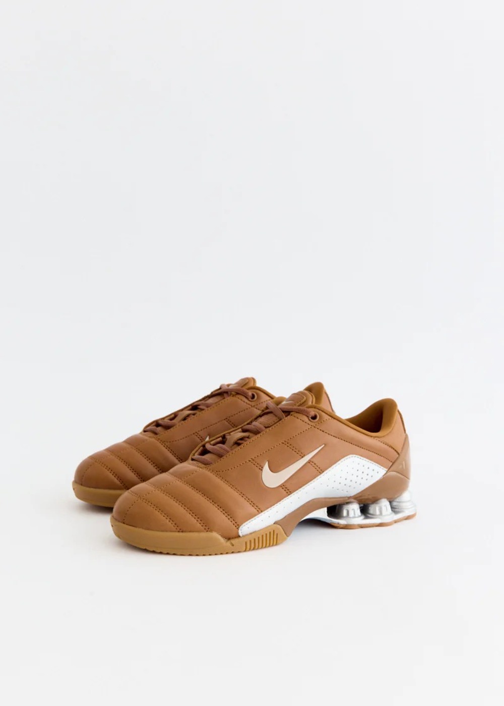 Nike T90 Shox Magia QS Pecan Metallic Silver — 37.5, Novo