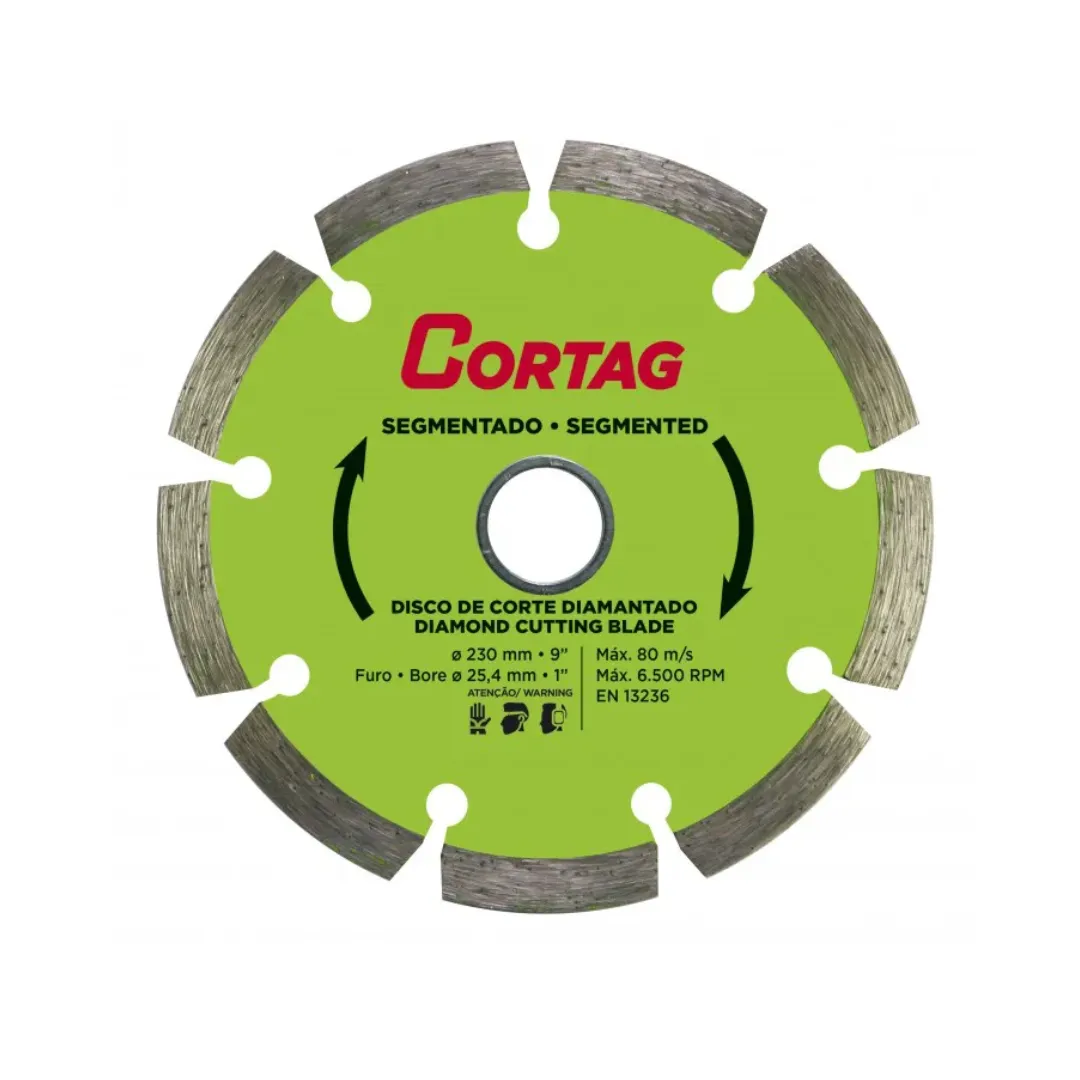 DISCO DIAM SEGM Ø230FURO Ø25,4 REDU Ø22,2 CORTAG